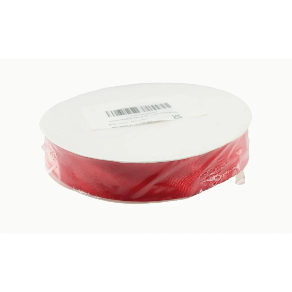Red Double Faced Satin Ribbon‎ Spool Holiday Christmas Gift Wrap DIY Crafts